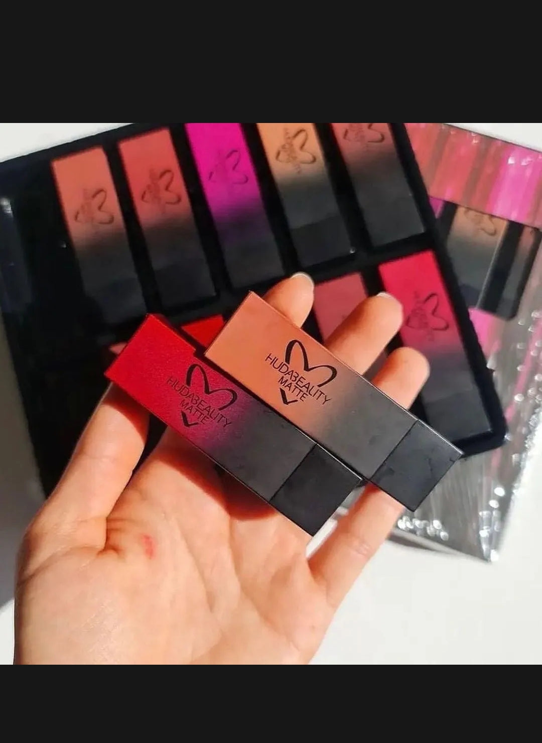 “Velvet Charm – HUDA Beauty Matte Elegance”